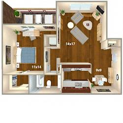 Floor Plan Erie A Renovated