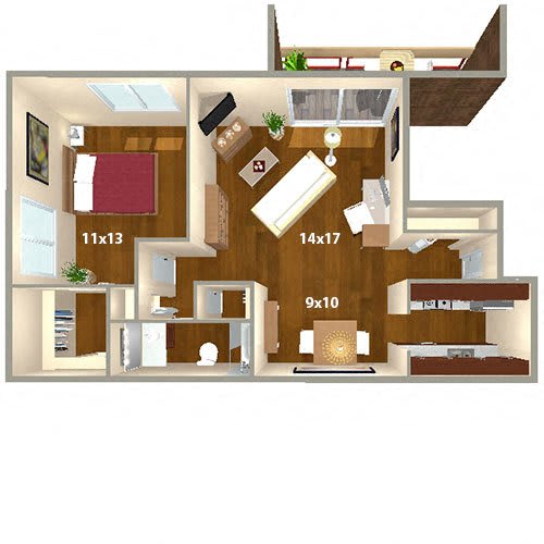 Floor Plan  Erie B