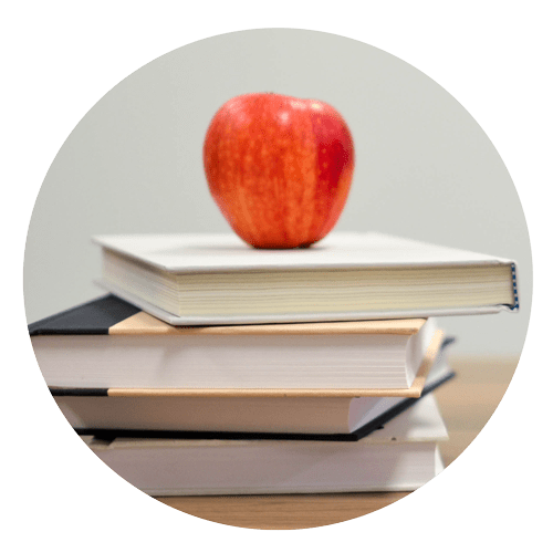 an apple on top of a stack of books apple on books, transparent png download