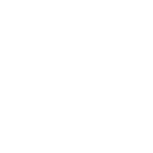 a white poke in the water icon on a black background