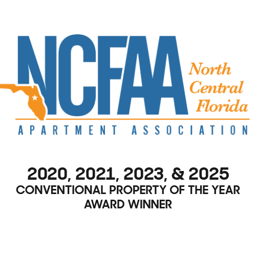 The image is a logo of North Central Florida Apartment Association.