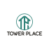 a logo that reads tower place with a house in a circle