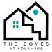 the cave logo with a house with a window