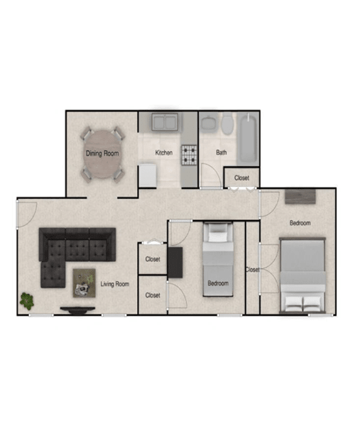 a floor plan of 414796