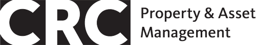 A black and white image with the words "Property & Asset Management".