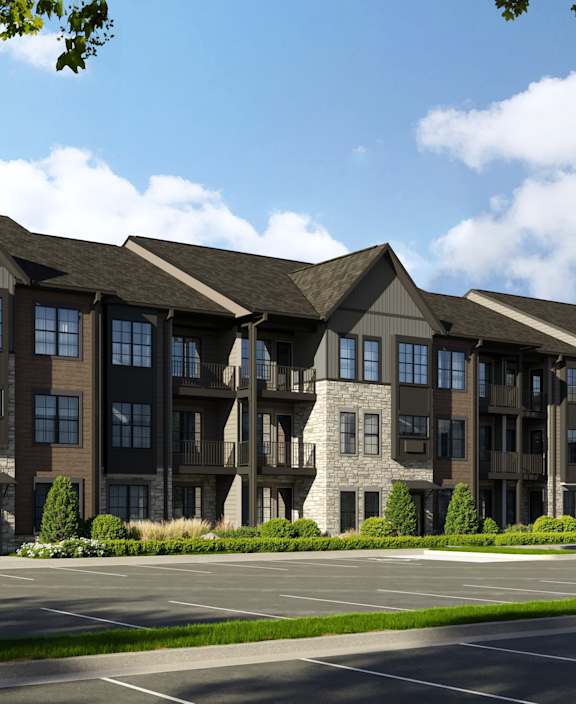 Exterior view at Wrenley Luxury Apartment Homes, Newnan, 30265