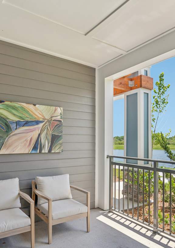 Private Balcony at Arbours at Cocoa Landing Apartments, Cocoa, FL 32926
