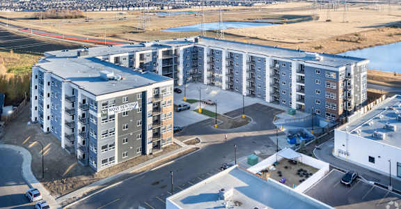 Aerial View at Hills on 36, Edmonton, AB