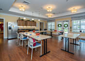Thumbnail 11 of 27 - Kitchen and Dining at Spring Arbor of Crofton, Maryland, 21114