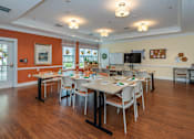 Thumbnail 13 of 27 - Modern Dining Room at Spring Arbor of Crofton, Crofton, MD