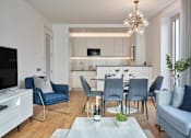 Thumbnail 16 of 46 - Capital Dock Apartment Open Plan Living, Dining and Kitchen