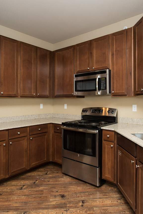 Kitchen Area at The Retreat Apartment Homes, Williston, North Dakota, 58801