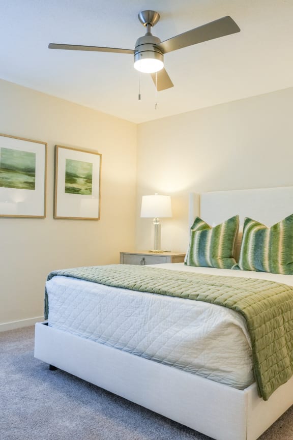 Modern Bedroom at The Vineyard at Castlewoods Apartment Homes, Mississippi