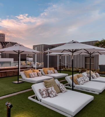 Outdoor Lounge at Altana, Glendale, California