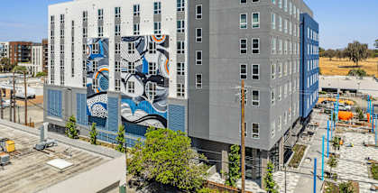 Property building Exterior View at Mainline North Apartments - Santa Clara, CA, Santa Clara, 95054