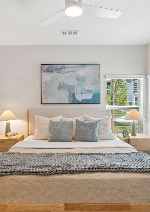 Primary Bedroom at Arbours at Cocoa Landing Apartments, Cocoa, 32926