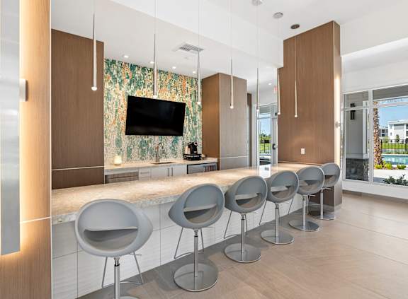 Coffee lounge at Arbours at Cocoa Landing Apartments, Florida, 32926