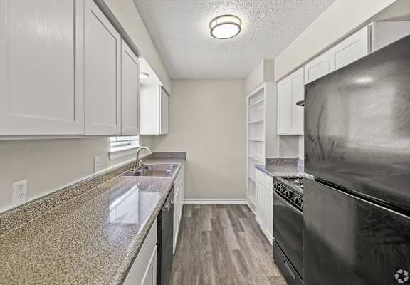 Kitchen at La Bella Apartments, Fort Worth, Texas