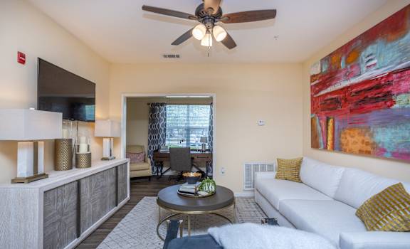 Graceful Living Area at Mill Creek Run Apartments, Macon, 31216