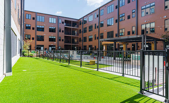 Fenced Dog Park at The Yard Apartments, Kentucky