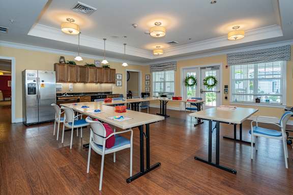Kitchen and Dining at Spring Arbor of Crofton, Maryland, 21114