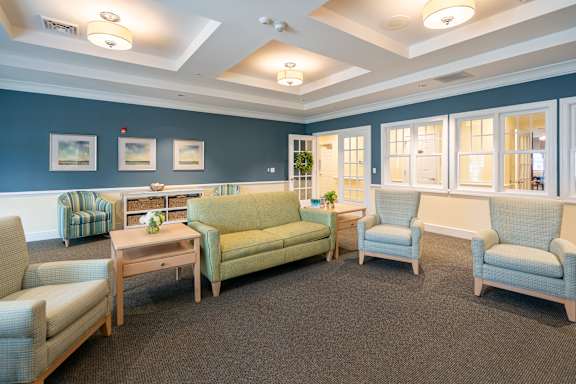 Waiting Room at Spring Arbor of Crofton, Maryland