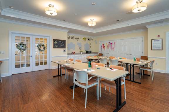 Luxury Dining Room at Spring Arbor of Crofton, Maryland
