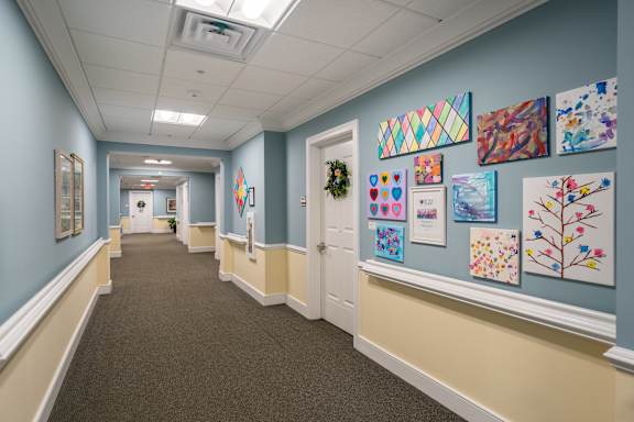 Interior Hallway at Spring Arbor of Crofton, Crofton, 21114