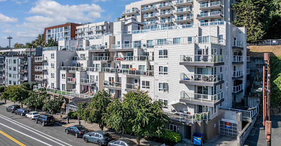 Apartment Building Exterior at The Summit at Lake Union, Washington, 98109