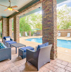 take a dip in the pool at hawthorn house apartments in durham, nc