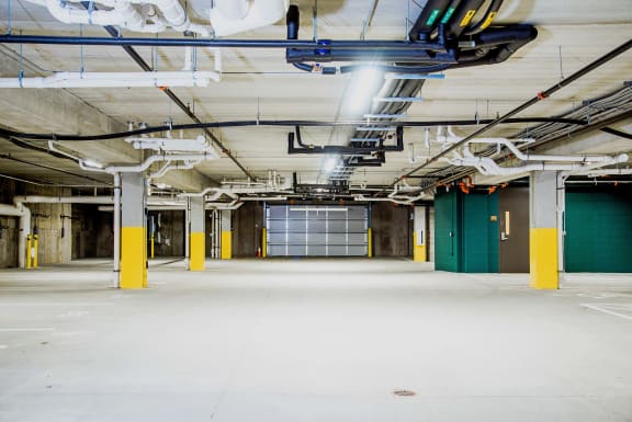 Climate-controlled, underground parking