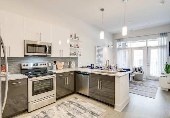 Home interior at Link Apartments® Grant Park, Atlanta, Georgia