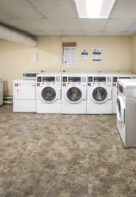 Washer and Dryer Area at Willett Apartments, New York