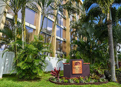 Entrance and Property Sign  at Palms of Kilani in Wahiawa, Hawaii