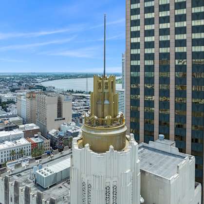 Skyscraper Tower at 200 Carondelet Apartments, New Orleans