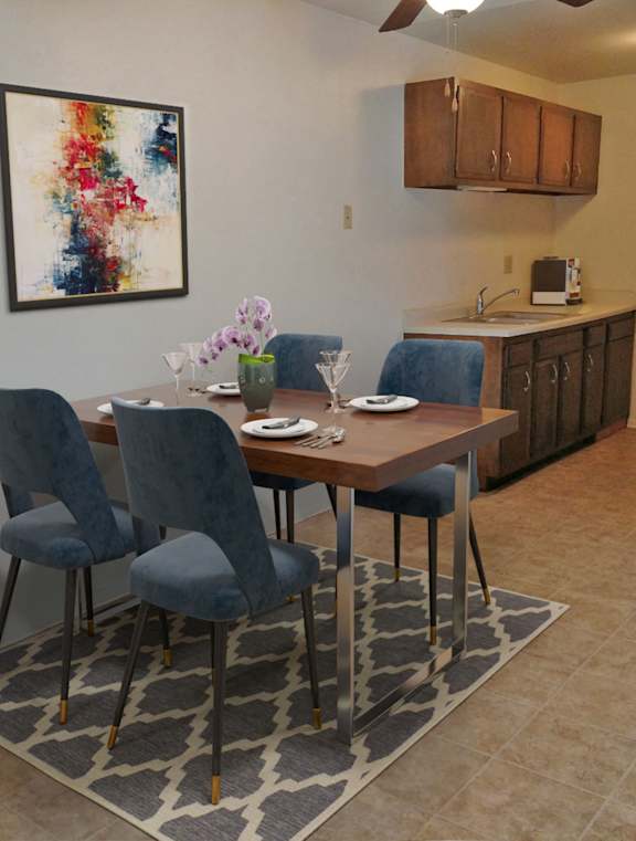 Social Lounge at Poplar Creek Apartments, Brookfield