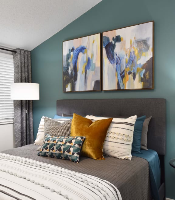 Comfortable Bedroom With Large Window at Kinley Lofts, Knoxville, TN