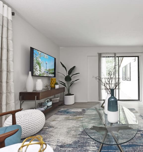 Warm And Inviting Living Room at Kinley Lofts, Knoxville, TN, 37912