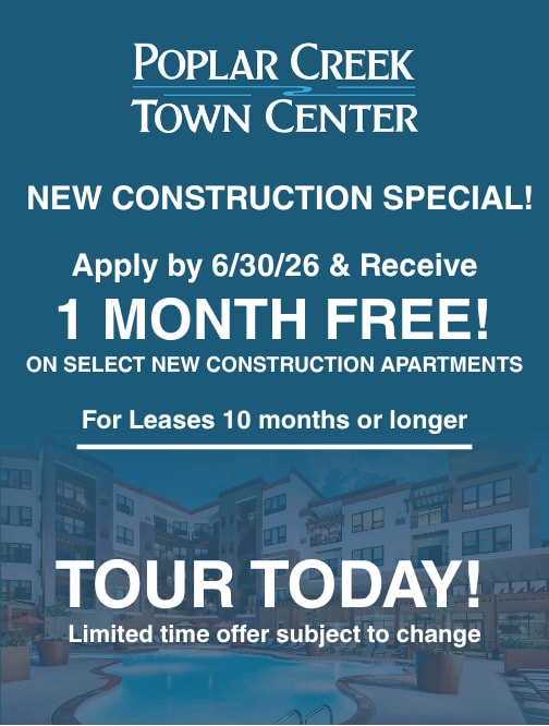 Social Lounge at Poplar Creek Apartments, Brookfield