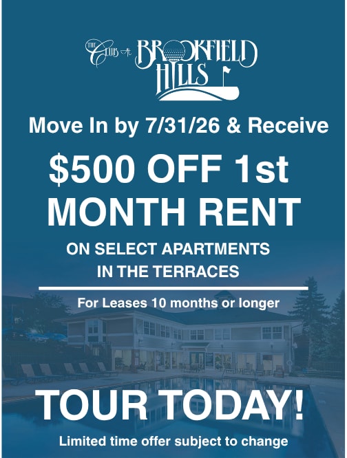 Social Lounge at Poplar Creek Apartments, Brookfield