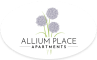 the logo or sign for the apartment building