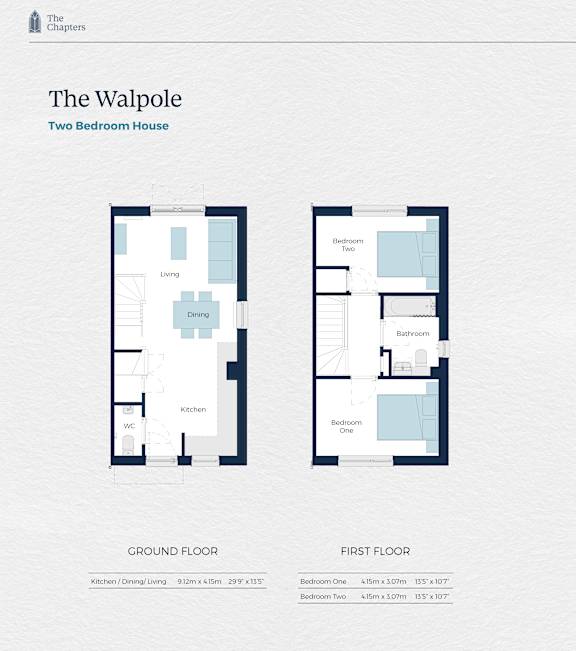Walpole Floorplan at The Chapters , Ely, CB7 4DI