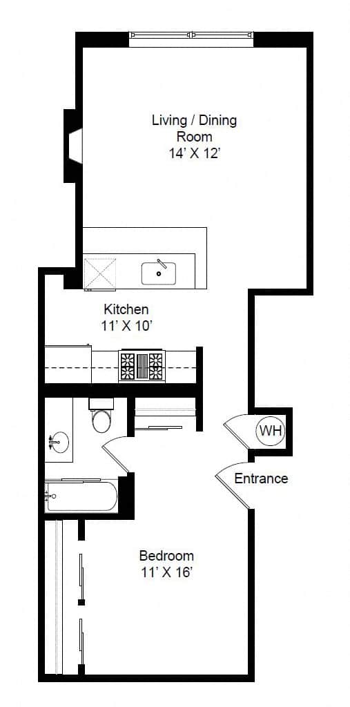 Sheffield Lofts Simplex Floor Plan