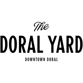 The image displays the text "The DORAL YARD" in large black letters.