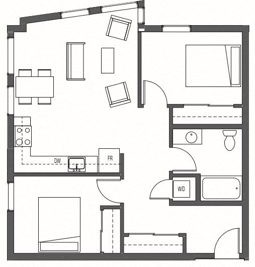 Floor Plans of Reverb in Seattle, WA