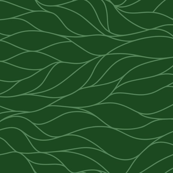 A pattern of wavy lines on a green background.