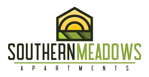 the logo for southern meadows senior apartments in indianapolis