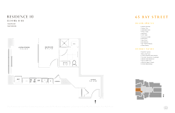 Studio 1 bathroom floorplan at 65 Bay Street, New Jersey