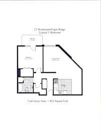 Eagle Ridge Typical One Bedroom