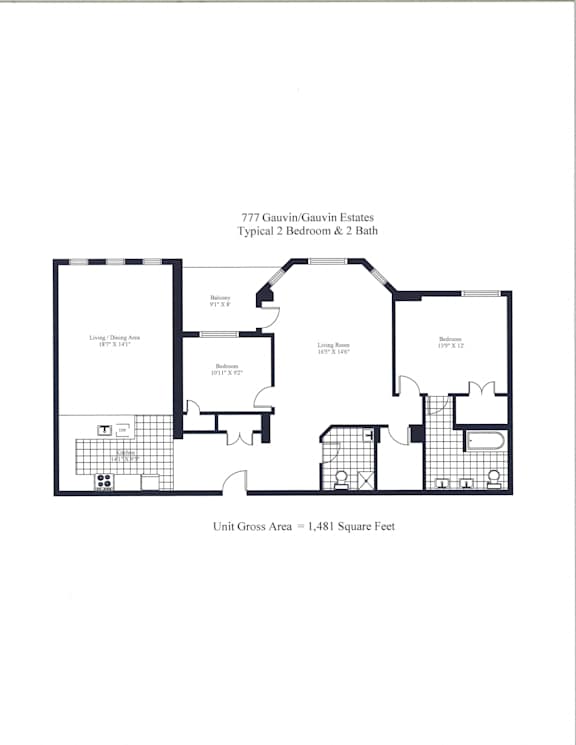 777 Gauvin Two Bedroom Two Bathroom Image